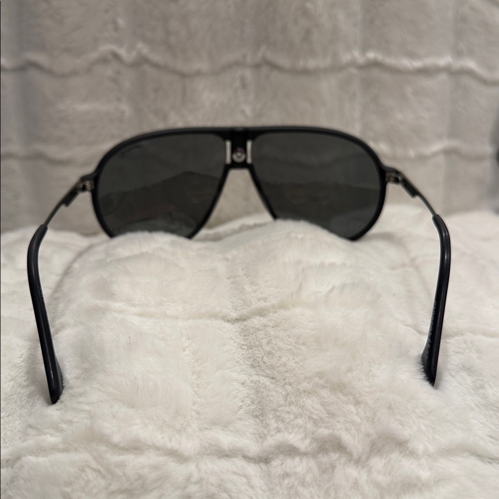 UNISEX Carrera Sunglasses, Aviator, Black Matte, Polarized #7 - Picture 4 of 5